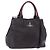 Borsa Tote Vivienne Westwood Pelle 2way Nero Argento Auth 204042