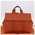 Hermès HERMES Valparaiso Handtasche Canvas Orange Silver Auth 200363V Silber - Ansicht 12