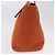 Hermès HERMES Valparaiso Handtasche Canvas Orange Silver Auth 200363V Silber - Ansicht 3
