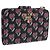 Portefeuille Compact PRADA en Cuir Noir et Or Auth 203694M Doré