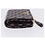 Portefeuille Compact PRADA en Cuir Noir et Or Auth 203694M Doré - vue 3