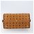 Bolsa MCM Vicetos Logogram Mini Boston Bag PVC Leather Brown Gold Auth ki6815 Marrom Dourado - vista 5