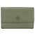 Porte-cartes CHANEL Cuir Vert Or CC Auth 204781 Doré - vue 13