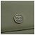 Porte-cartes CHANEL Cuir Vert Or CC Auth 204781 Doré - vue 18