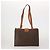 Céline Bolso de hombro CELINE Macadam Canvas PVC Leather 3 Set Brown Beige Auth 203379 Castaño - vista 3