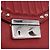 Bolso de hombro con cadena PRADA de cuero rojo plata Auth ka6268V Roja - vista 19