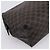Céline CELINE Macadam Canvas Pouch PVC Leather Black Gold Tone Auth am12663V - view 16