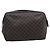 Céline CELINE Macadam Canvas Pouch PVC Leather Black Gold Tone Auth am12663V - view 2