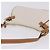 Pouch accessori Salvatore Ferragamo Gancini PVC Canvas White Gold Auth 204147 Bianco D'oro - vista 14