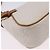 Pouch accessori Salvatore Ferragamo Gancini PVC Canvas White Gold Auth 204147 Bianco D'oro - vista 16
