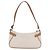 Pouch accessori Salvatore Ferragamo Gancini PVC Canvas White Gold Auth 204147 Bianco D'oro - vista 2