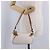 Pouch accessori Salvatore Ferragamo Gancini PVC Canvas White Gold Auth 204147 Bianco D'oro - vista 25