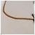 Pouch accessori Salvatore Ferragamo Gancini PVC Canvas White Gold Auth 204147 Bianco D'oro - vista 5