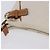 Pouch accessori Salvatore Ferragamo Gancini PVC Canvas White Gold Auth 204147 Bianco D'oro - vista 9