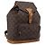 LOUIS VUITTON Monogram Montsouris GM Backpack M51135 LV Auth ka6288