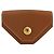 Hermès HERMES Revan Cattle Coin Purse Leather Brown Gold Auth 204773M Golden - view 13