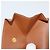 Hermès HERMES Revan Cattle Coin Purse Leather Brown Gold Auth 204773M Golden - view 19