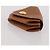 Hermès HERMES Revan Cattle Coin Purse Leather Brown Gold Auth 204773M Golden - view 3