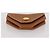 Hermès HERMES Revan Cattle Coin Purse Leather Brown Gold Auth 204773M Golden - view 6
