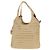 Borsa a Mano Miu Miu Ivy Canvas 2way Beige Gold Auth 200777SAM D'oro - vista 2