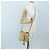 Borsa a Mano Miu Miu Ivy Canvas 2way Beige Gold Auth 200777SAM D'oro - vista 29