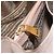 Borsa a mano PRADA Galleria Safiano Pink Gold Auth 204365 Rosa D'oro - vista 42