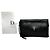 Vintage Dior Leather Flap Crossbody Bag Black Silver