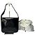 Bolso Tote Vintage Gucci de cuero charol Negro Plata