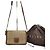 16 Céline Vintage Celine Macadam Canvas Umhängetasche mit Klappe Ende der 1980er Beige Brown