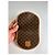 Edge Céline Vintage Celine Macadam Canvas Mini Wallet Late 1980s Brown Tan - view 7