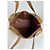 Vintage Fendi Top-Handle Bag aus Leder in Krokodil-Optik Ende der 1970er Jahre Tan Brown Kamel - Ansicht 3