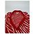 Vintage Yves Saint Laurent Strickkleid Zebra Ende der 1990er Jahre rot weiß M - Ansicht 12