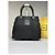 Vintage Fendi Structured Nylon Top-Handle Bag Late 1990s Black