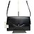 Vintage Givenchy 4G Logo Leather Flap Crossbody Bag Late 1980s Black