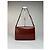 Borsa a tracolla con patta Vintage Cartier Must de Cartier c. fine anni '80 Burgundy Bordò - vista 2