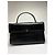 Vintage Givenchy 4G Logo Strukturierte Ledertasche Ende der 1970er Jahre Schwarz