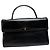 Vintage Givenchy 4G Logo Strukturierte Ledertasche Ende der 1970er Jahre Schwarz