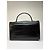 Vintage Givenchy 4G Logo Strukturierte Ledertasche Ende der 1970er Jahre Schwarz - Ansicht 2
