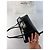 Gancini Salvatore Ferragamo Vintage Ferragamo Patent Structured Top-Handle Bag Late 1990s Black - view 9