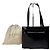 Sac Tote Vintage Gucci en cuir verni fin 1990s Noir Argent