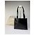 Vintage Gucci Lackleder Tote Ende 1990er Schwarz Silber - Ansicht 2