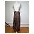 Vintage Issey Miyake Maxirock Braun M - Ansicht 3