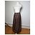 Vintage Issey Miyake Maxirock Braun M - Ansicht 9