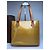 Vintage Louis Vuitton Monogram Vernis Patent Tote Ende der 1990er Yellow Gelb - Ansicht 11