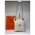 Trim Pouch con coulisse Vintage Hermes Hermès in cotone Herringbone Beige Blue