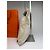 Trim Pouch con coulisse Vintage Hermes Hermès in cotone Herringbone Beige Blue - vista 10