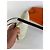 Trim Pouch con coulisse Vintage Hermes Hermès in cotone Herringbone Beige Blue - vista 15