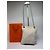 Trim Pouch con coulisse Vintage Hermes Hermès in cotone Herringbone Beige Blue - vista 2