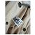 Trim Pouch con coulisse Vintage Hermes Hermès in cotone Herringbone Beige Blue - vista 5
