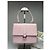 Vintage Courreges Schultertasche mit Klappe aus hellrosa Leder ca. Anfang der 2000er Jahre Pink - Ansicht 11